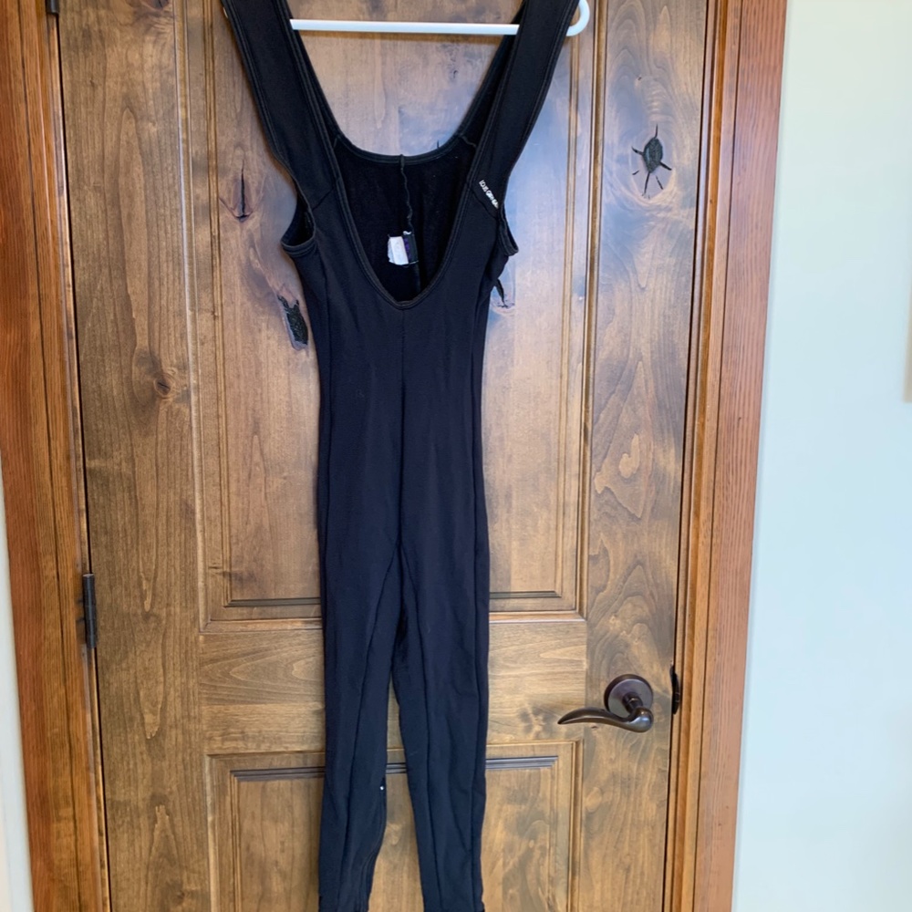 Lois Garneau Women's Fleece winter Cycling bibs no pad Small